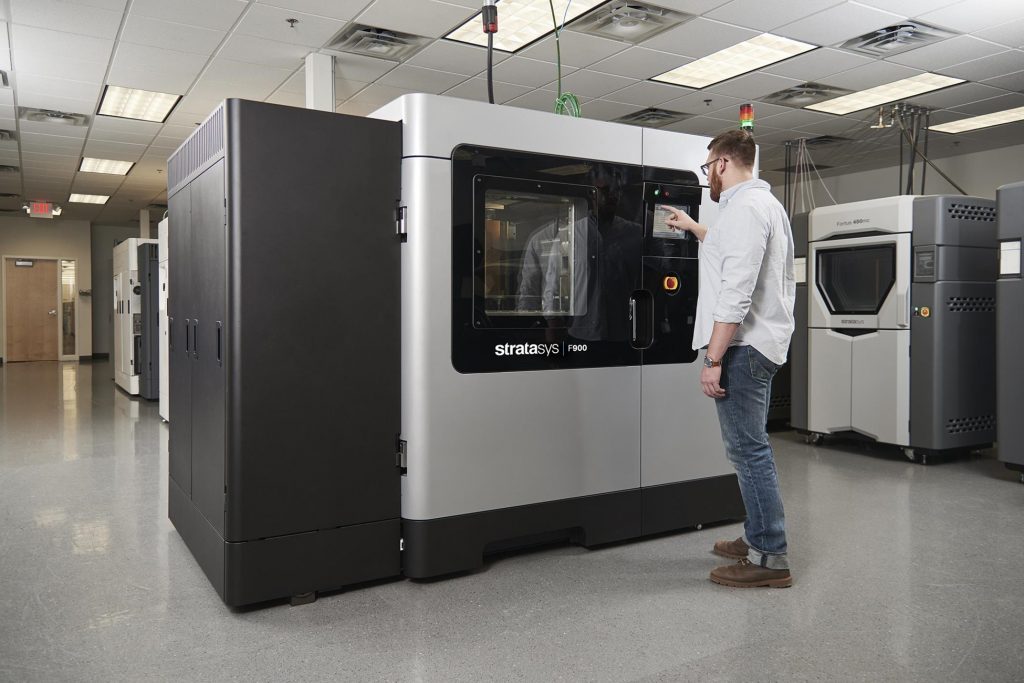 CONTEXT's report has identified industrial 3D printer sales rebounded strongly across the globe during Q1-Q3. Photo via Stratasys.