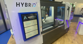 The new Additec Hybrid 3 at Formnext 2023. Photo by 3D Printing Industry.